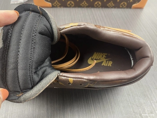 Cheap Husky Air Jordan AJ1 OW 1 x LOW Off-Louis 0825